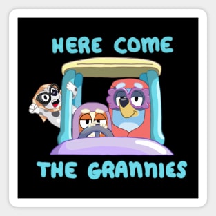 Here Come The Grannies Magnet